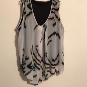 Tank style top, flowing, cool.